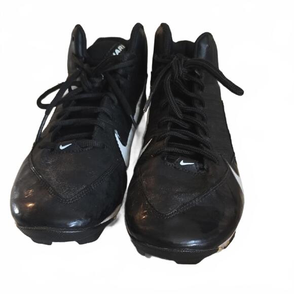 Nike Other - Nike Black and White Alpha Shark Men's Athletic Shoes Foot Ball cleats Size 9